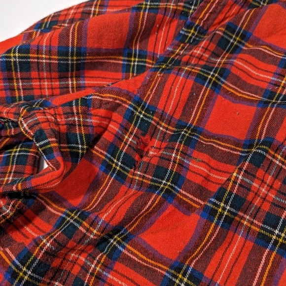Vintage 60s Brooks Brothers Wool Blend Flannel Shirt Men's Large Plaid Red - Picture 5 of 8